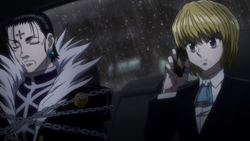 HxH2011 EP57 Chrollo captured and Kurapika stating his demands