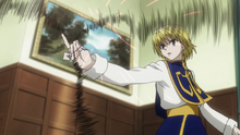 does kurapika kill the phantom troupe in the manga Kurapika using his chanis