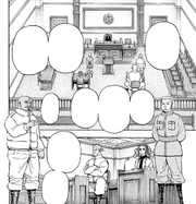 Chap 376 - Benjamin and Camilla inside the courtroom