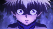 Killua scared