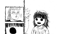 Chap 322 - Alluka's face frightening Mitsuba