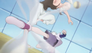 Killua golpea a Netero