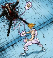 Hisoka kills fake chrollo