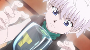 Killua descubre su aura