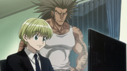 Shalnark helping Uvo