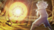 Killua witnesses Gon's final Jajanken