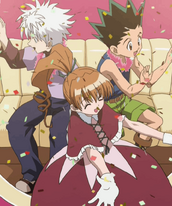 Gon and Co at clear party HXH 99 EP92