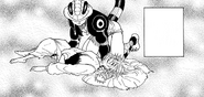 Meruem lays Komugi's body