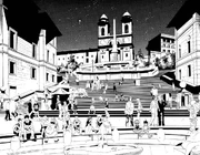 Gon and Killua sulking after losing most of their money