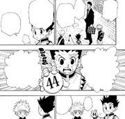 Chap 44 - Gon eager to punch Hisoka and return his badge