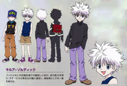 Killua's Heavens Arena 2011 anime adaptation design