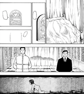 Chap 374 - Magical Worm.png (808 KB) Fugetsu enters the door of her Guardian Spirit Beast and crawls through its tunnel, unbeknownst to her guards standing by her bed.