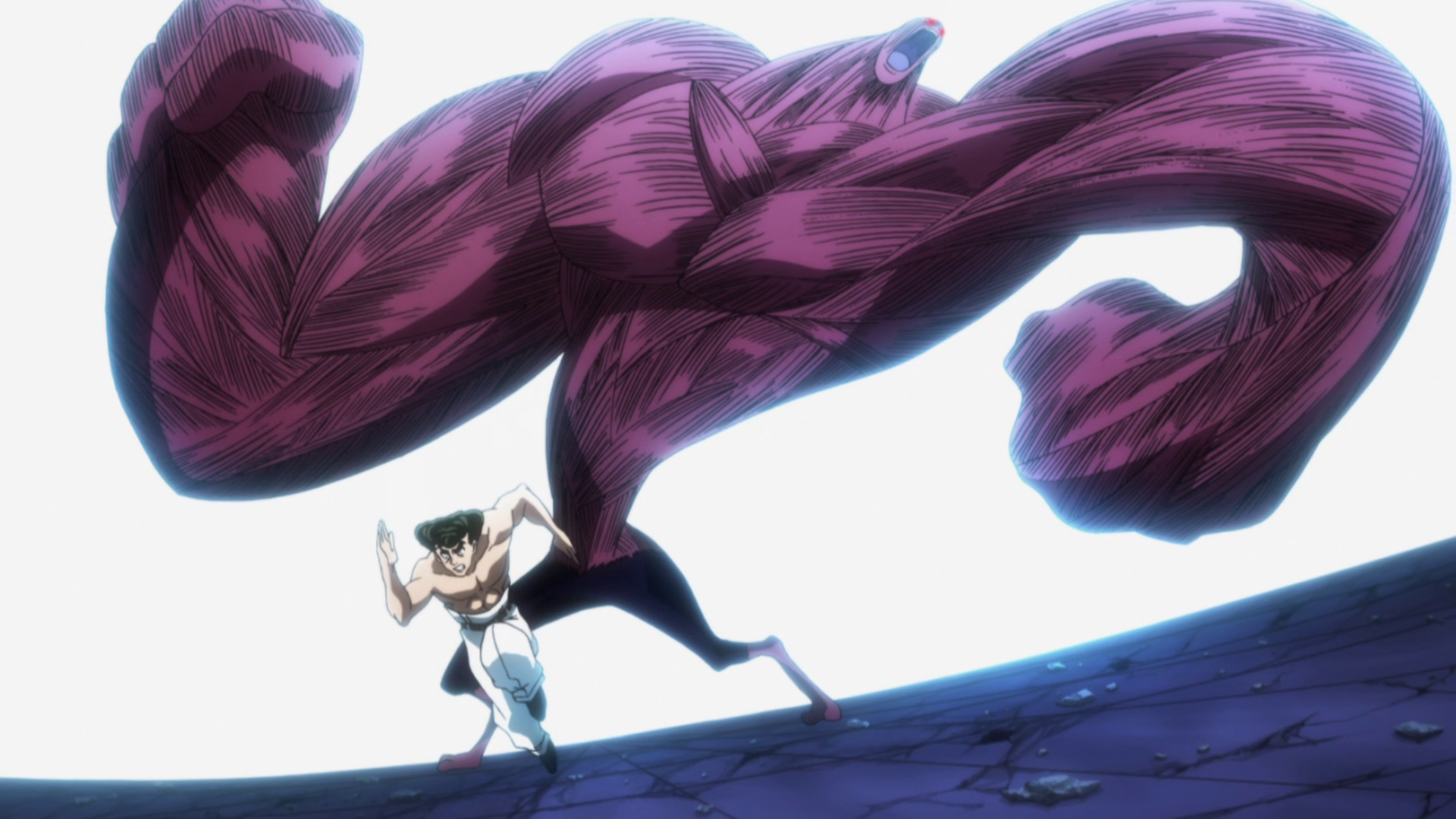 Hunter x Hunter Shoot,Knuckle VS Royal Guard Menthuthuyoupi 2Round 