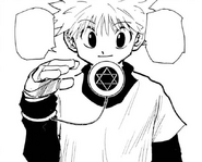 Killua with his yo-yos