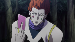 Hisoka shows up against the butlers