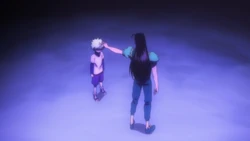 Illumi makes Killua surrender