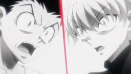 Gon and Killua Shocked