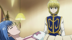 Kurapika looks at Neon