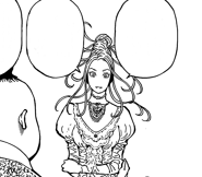 Camilla talking to her father