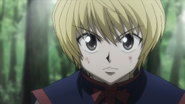 Kurapika during his lesson with Izunavi