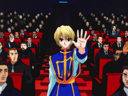 Kurapika bids on the scarlet eyes EP62 99