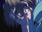 Kurapika breaksdown HXH 1999 EP56
