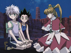 Bisky slapping Killua HXH 99 EP78