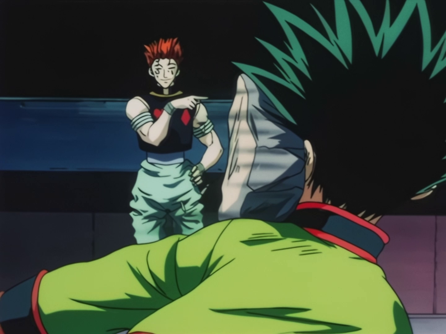 Hunter x Hunter ~ Hisoka waiting for Gon and Killua at the top of