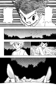 Chap 203 - Gon using Rock against Knuckle