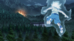 Killua in air