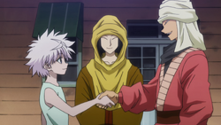 HxH2011 EP66 Killua and the Kiriko navigators