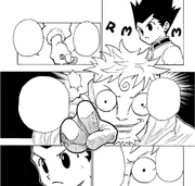 Chap 243 - Meleoron telling Gon his plan to defeat the King