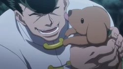 Knuckle easily befriends animals