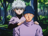Killua threatens Amori