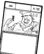 The Harbormaster in the "Transport Ticket" card illustration