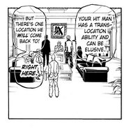 Vic in a meeting between Tajao, Ken'i, and the Spiders