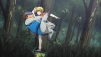 Kurapika kicks Tonpa