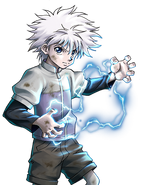 Killua (as seen on the poster)