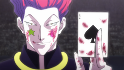 Hisoka ace of spades