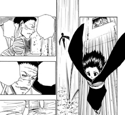 Chap 116 - Kalluto providing a distraction for Hisoka and Illumi