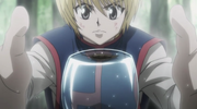 Kurapika descubre su tipo de aura