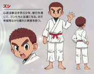 Zushi's 2011 anime adaptation design