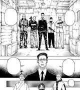 Chap 379 - Ken'i confronting three Phantom Troupe members