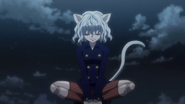 Neferpitou senses someone disabling her puppets