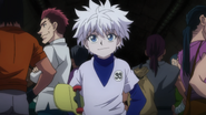 Killua's first appearance