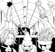 Chap 56 - Gon, Killua, and Zushi confronted on the 200th floor