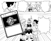 Chap 153 - Gon, Killua, and Biscuit obtaining Wild Luck Alexandrite