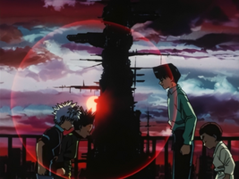 HxH99 EP44 RM Gon passes the secret exam