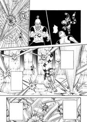 Chap 292 - Meruem continually attacking Netero