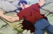 Jeet lying dead in the street